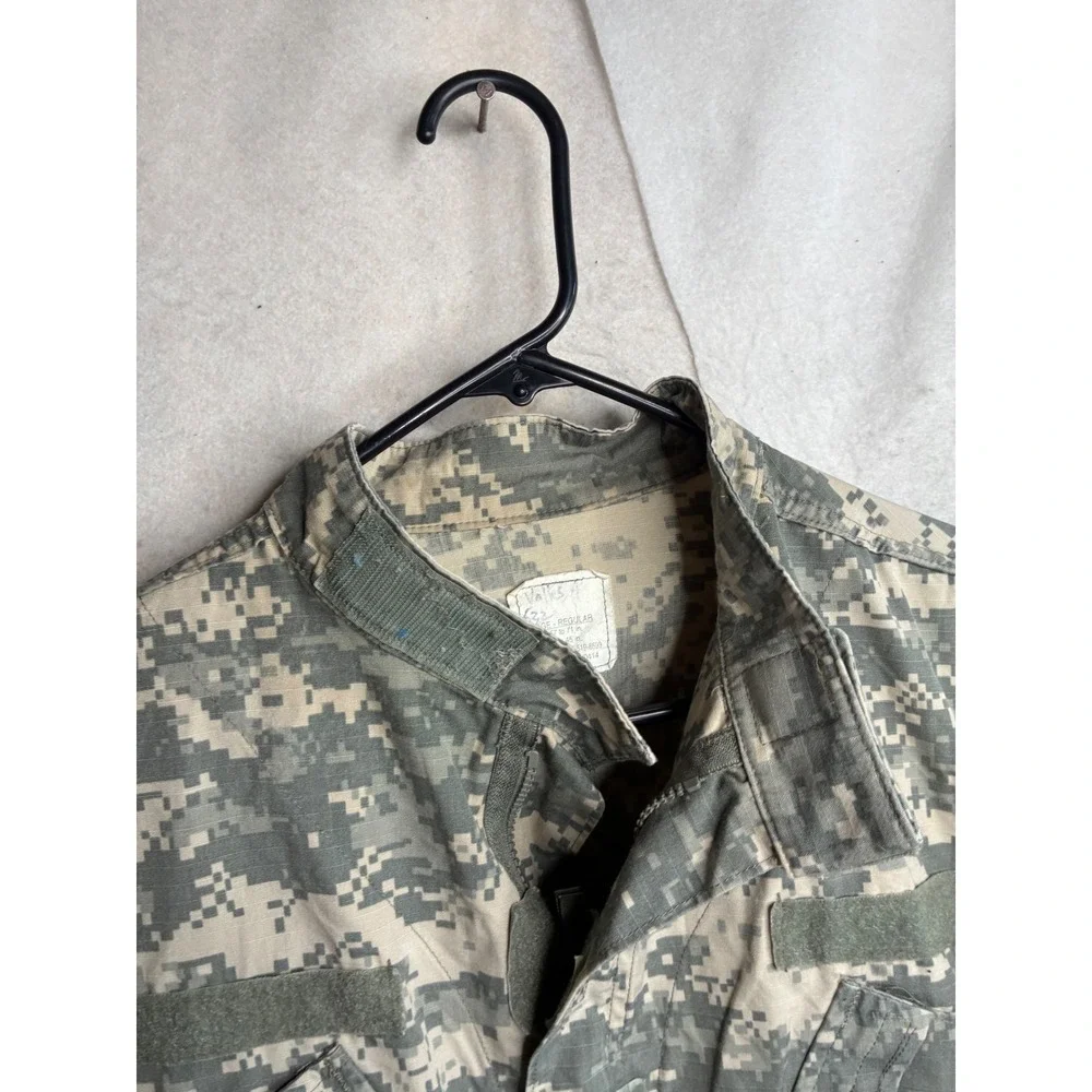 US Army ACU Combat Uniform Coat SZ L Jacket UCP Digi Camo Reg 8415-01-519-8599